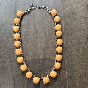 J. Crew Peach Bubble Necklace